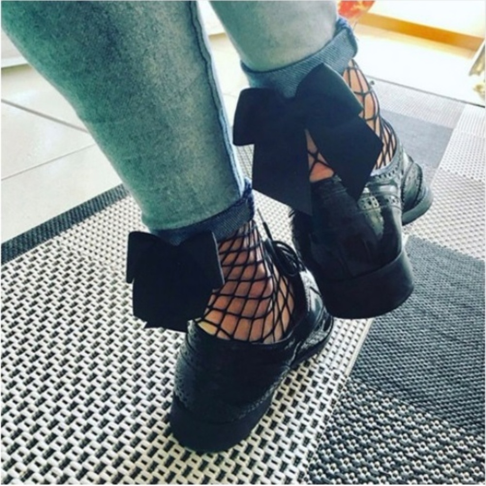 Fishnet/Lace Sock 4 Pack Variety One Size